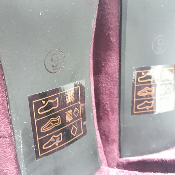 K Studio Chunky Block High Heel Velvet Mary Janes - Picture 9 of 11